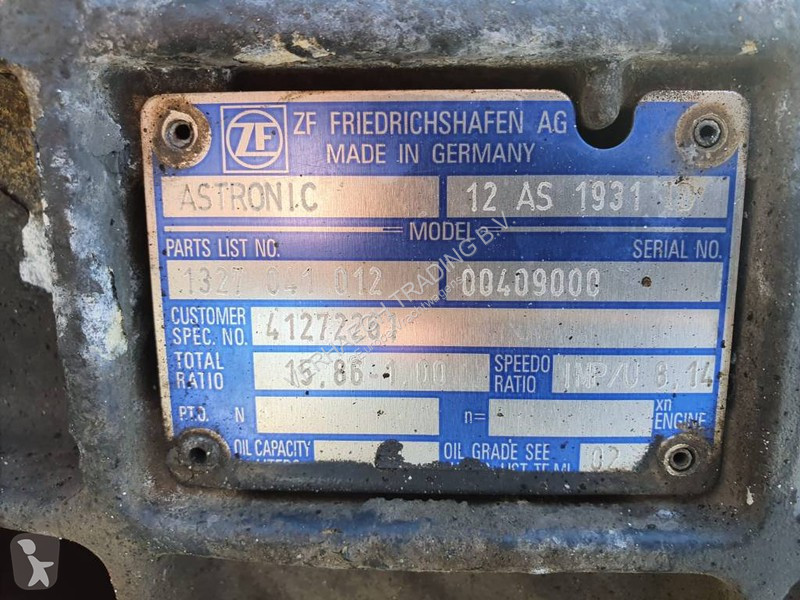 ZF Astronic 12 AS 1931 TD truck part