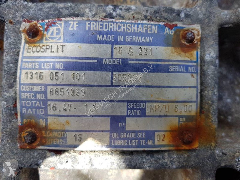 Vrachtwagenonderdelen ZF 16S221