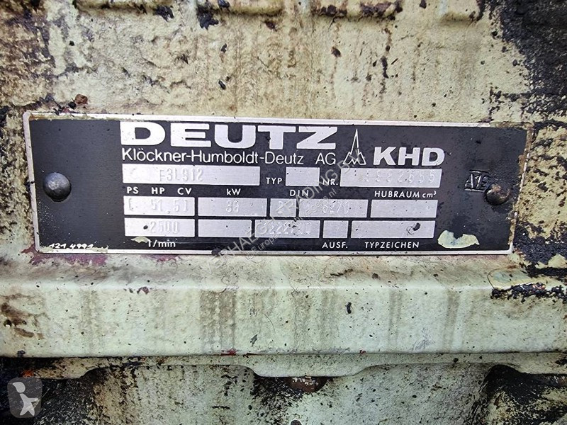 قطع غيار الآليات الثقيلة Deutz F3L912
