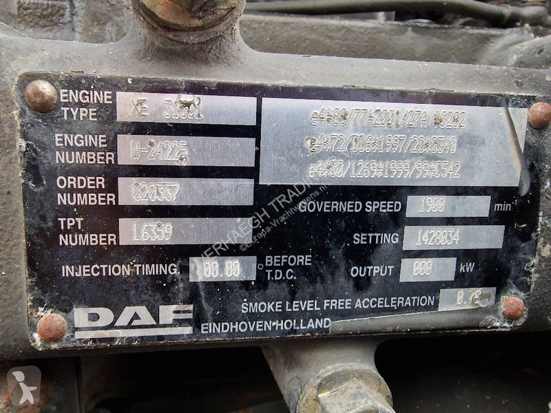 Vrachtwagenonderdelen DAF XE315C1