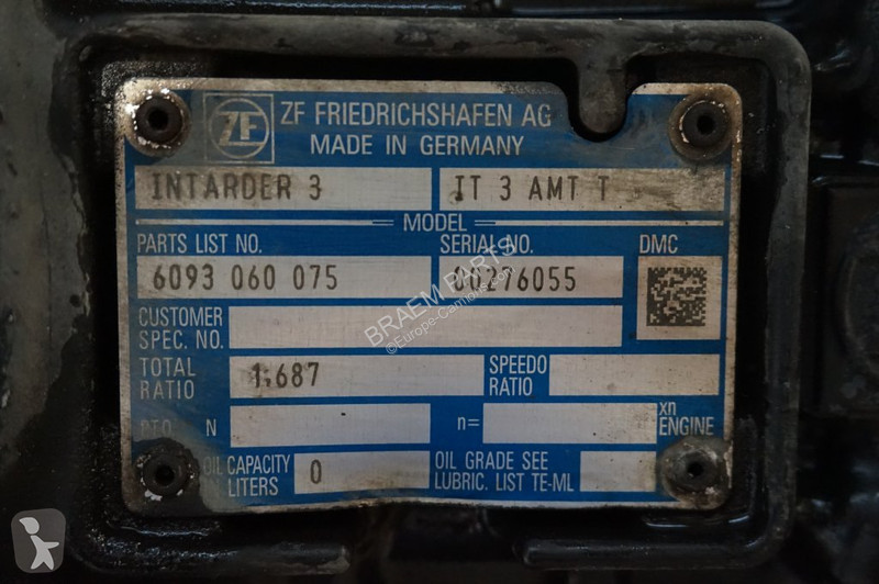 قطع غيار الآليات الثقيلة ZF 12AS2331DD+INT3...
