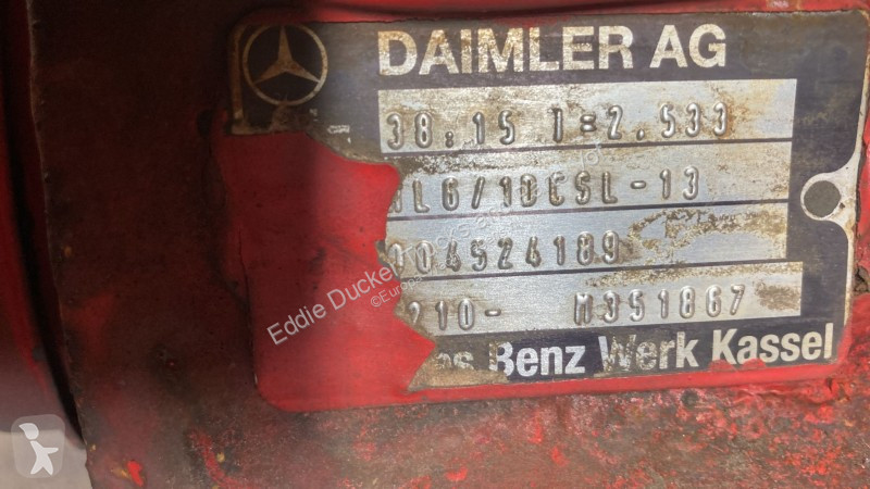 Pièces poids lourds Mercedes HL6/1D-13 38:15-2.533