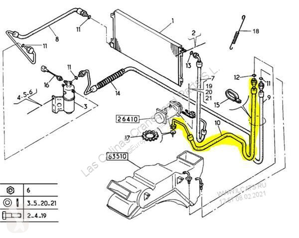 Vrachtwagenonderdelen Renault Flexible de...