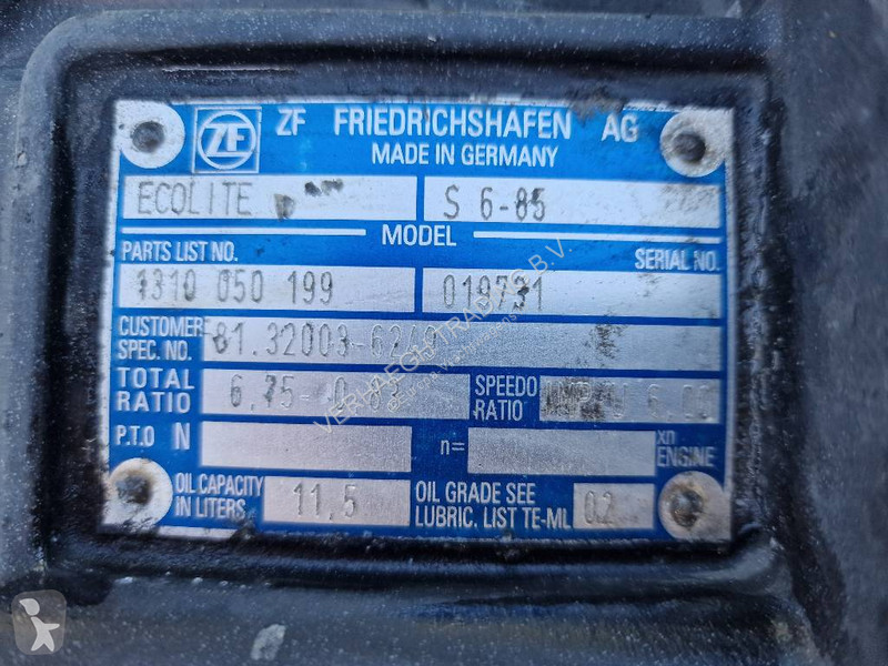 Reservedele til lastbil ZF S 6-85