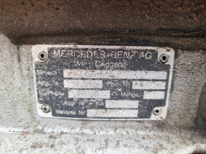 Ricambio per autocarri Mercedes G04/160-6/8,2