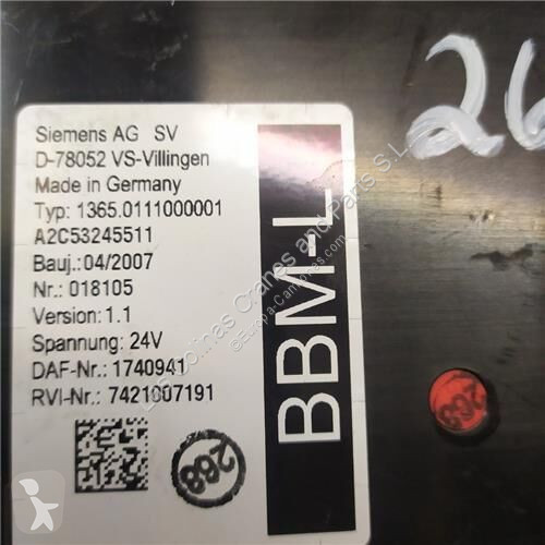 Reservedele til lastbil DAF Unité de commande...