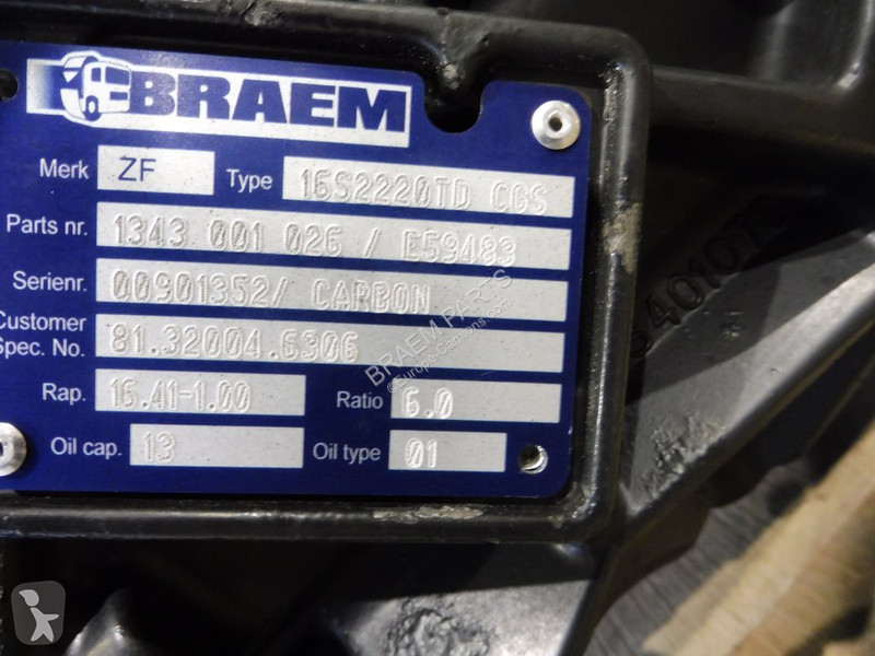 Reservdelar lastbilar ZF 1S2220TO CGS CARBON
