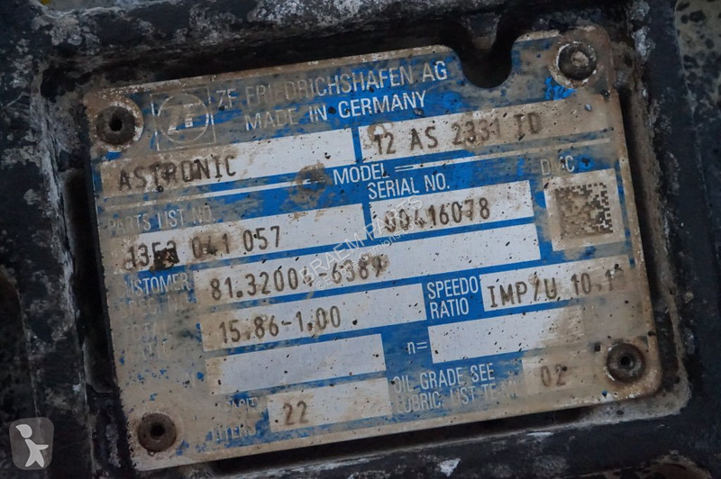 Reservdelar lastbilar ZF 12AS2331TD+IT3...