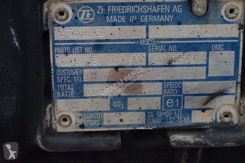 Reservdelar lastbilar ZF 16S2331TD+IT3...