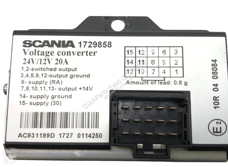 Reservdelar lastbilar Scania G-Series (01.13-)