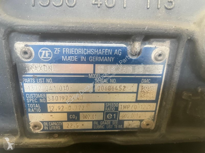 Reservdelar lastbilar Iveco 5801972447 ZF...