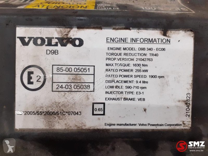 Náhradní díly pro kamiony Volvo Occ motor...
