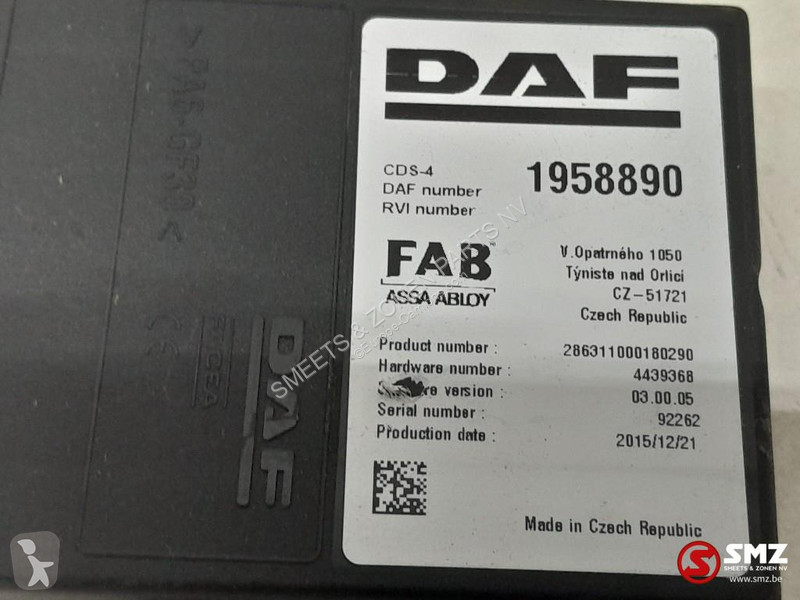 Reservdelar lastbilar DAF Occ ECU CDS4...