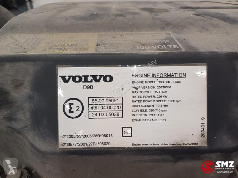 Vrachtwagenonderdelen Volvo Occ motor D9B300 Volvo