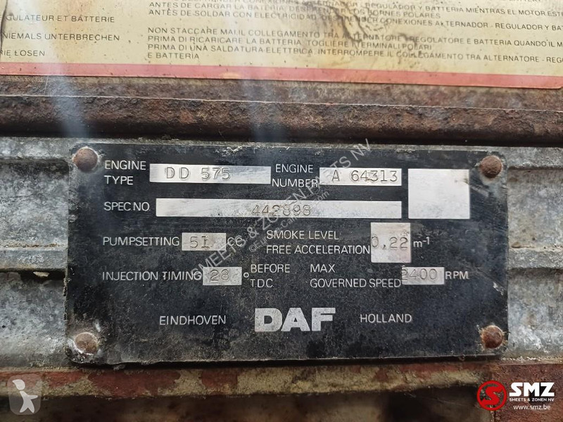 Peças pesados DAF Occ motor DD575 +...