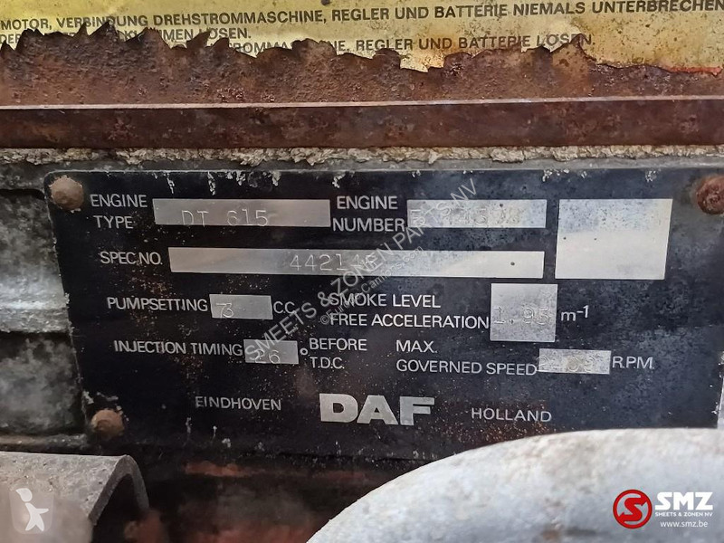 Vrachtwagenonderdelen DAF Occ motor DT615 +...