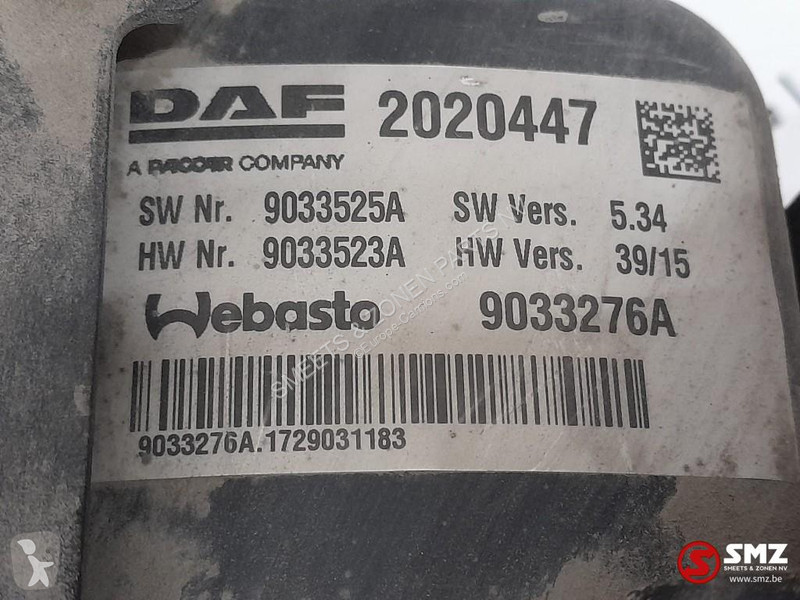 Reservdelar lastbilar DAF Occ standverwarming...