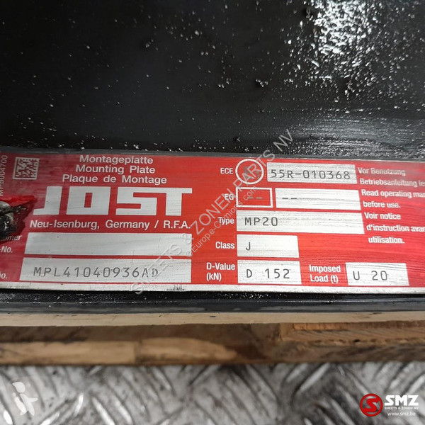 قطع غيار الآليات الثقيلة Jost Occ koppelschotel...