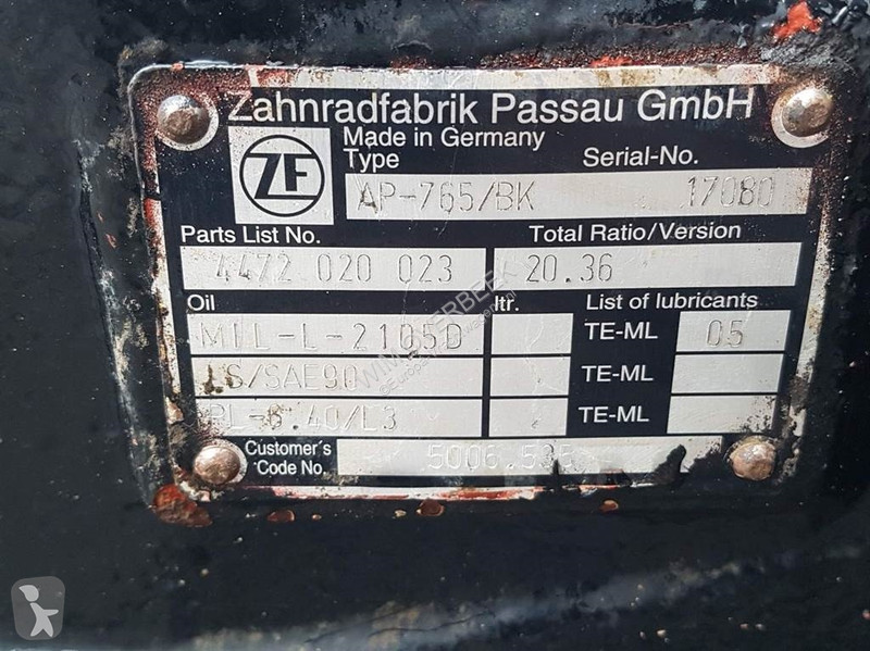 قطع غيار الآليات الثقيلة Liebherr A900ZW-ZF...