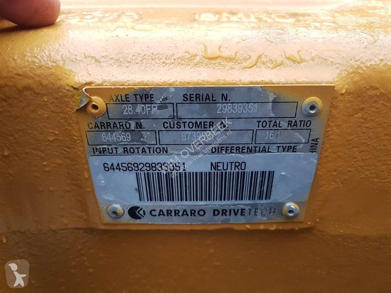 قطع غيار الآليات الثقيلة Carraro...