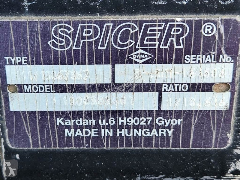 قطع غيار الآليات الثقيلة Wacker Neuson -Spicer...