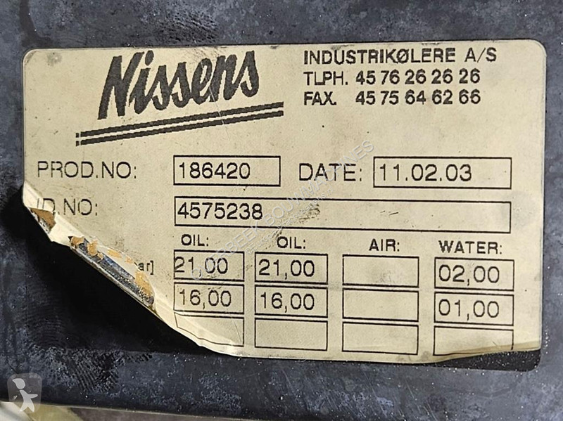 قطع غيار الآليات الثقيلة O&K L25.5-Nissens...