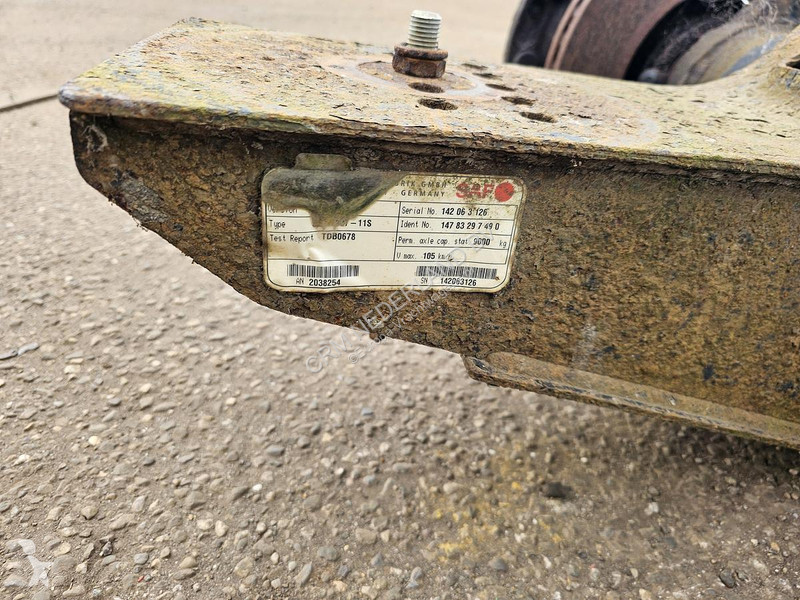 Запчасти для грузовика SAF B19-19W TRAILER AXLE...