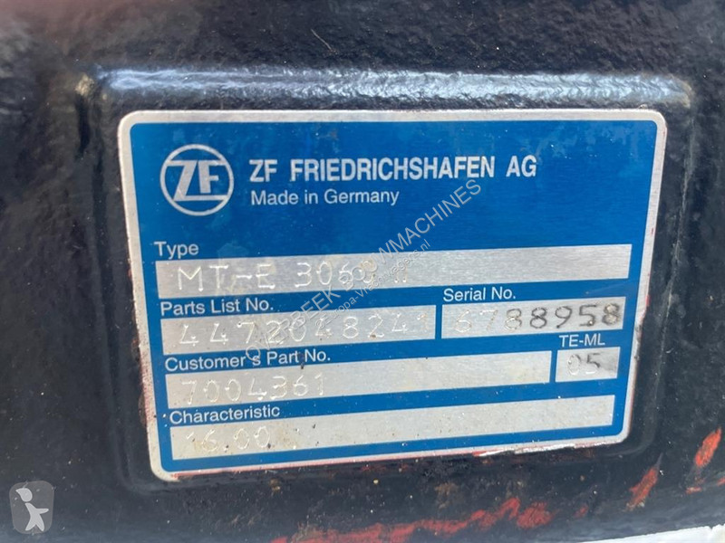 قطع غيار الآليات الثقيلة ZF MT-E3060...