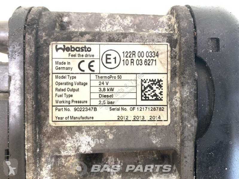 قطع غيار الآليات الثقيلة Webasto TP50 Parking