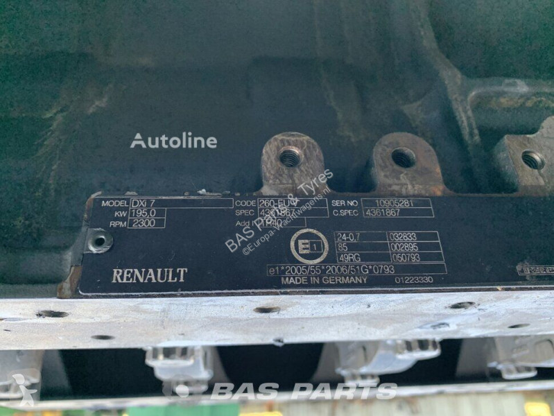 Pièces poids lourds Renault Shortblock