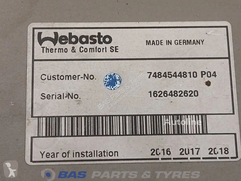 قطع غيار الآليات الثقيلة Webasto AirTop Evo...