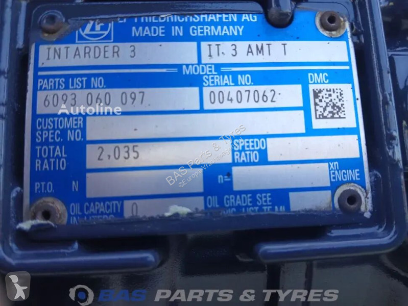 Vrachtwagenonderdelen ZF XF106 DAF 12TX2211 TD...