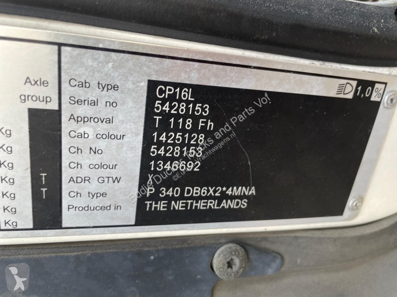 قطع غيار الآليات الثقيلة Scania CABIN CP16-...
