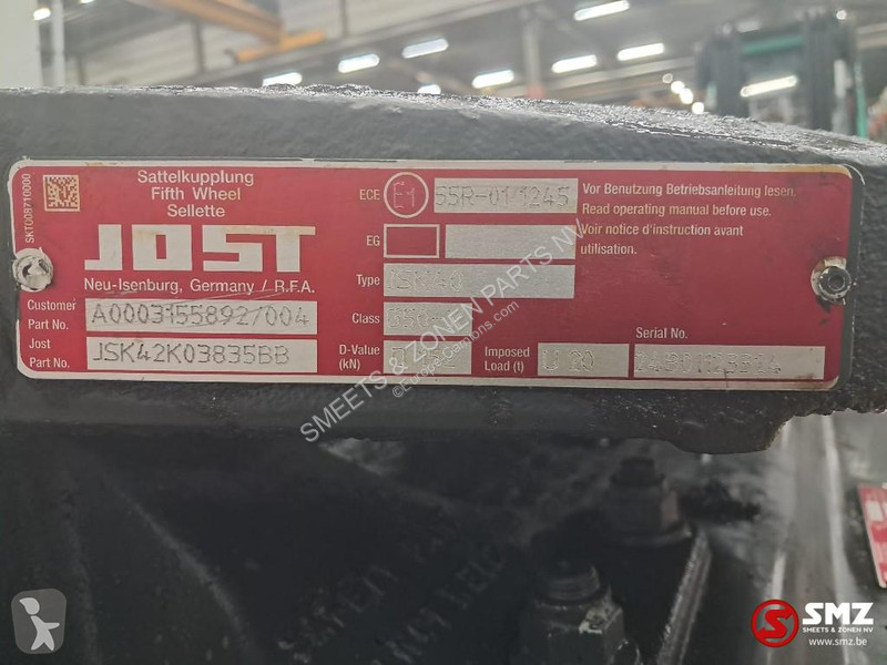 قطع غيار الآليات الثقيلة Jost Occ koppelschotel...