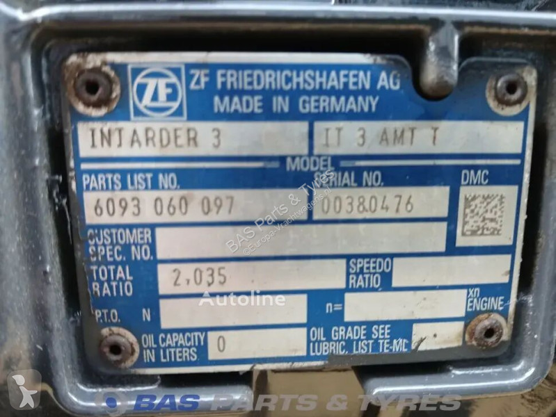 Pièces poids lourds ZF XF106 DAF 12TX2211 TD...