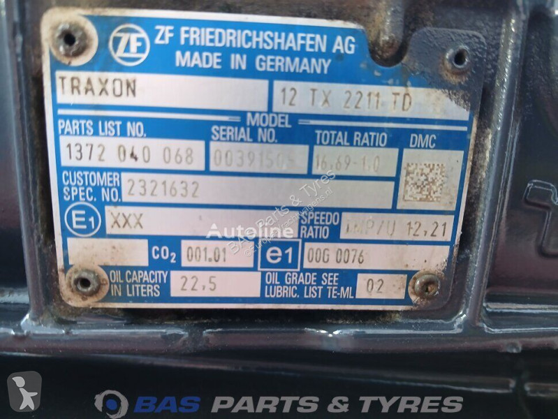 Pièces poids lourds ZF XF106 DAF 12TX2211 TD...