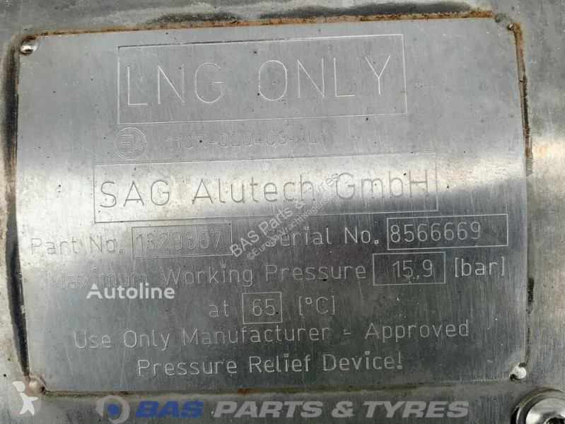 Teherautó-alkatrészek Scania LNG tank 340 Liter