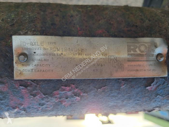 Vrachtwagenonderdelen ROR TRAILER AXLE SINGLE...