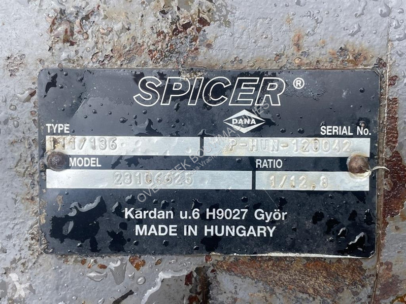 Запчасти для грузовика Dana Spicer 111/136