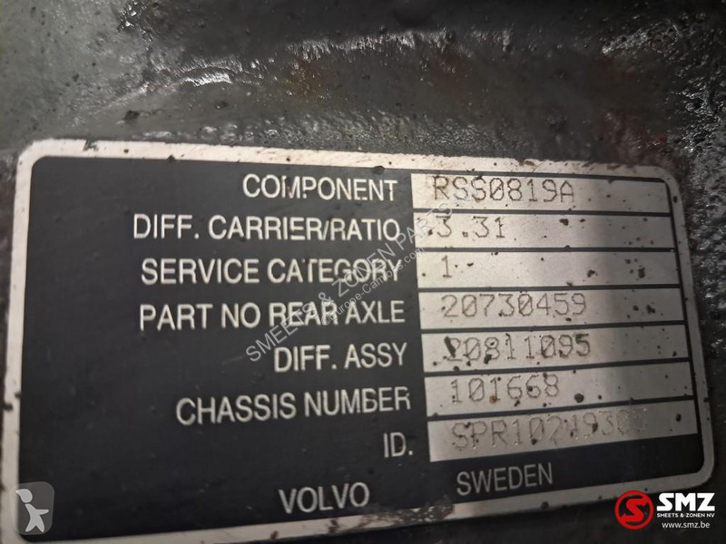 Volvo Occ Differentiëel RSS0819A i : 3,31 Volvo...