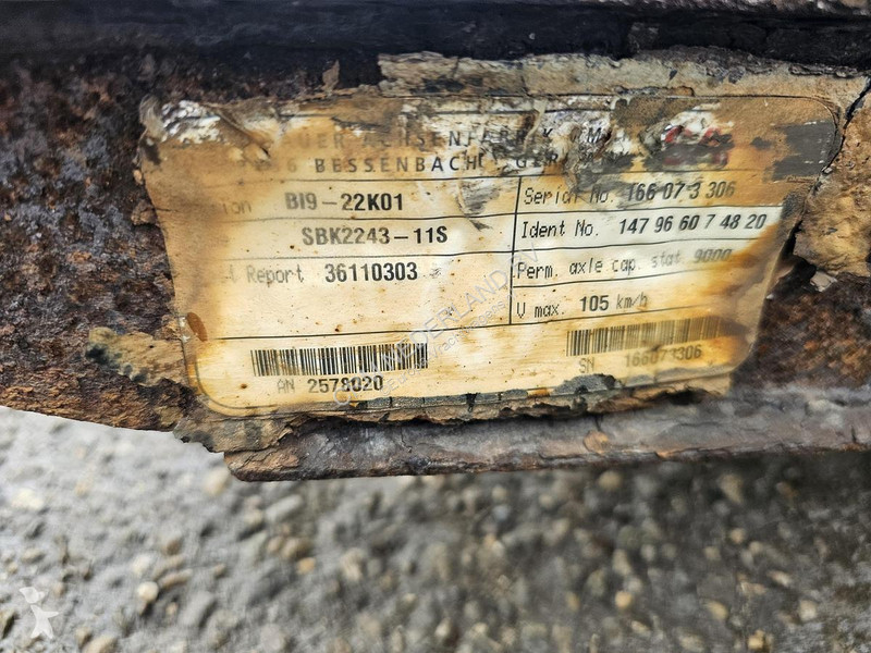SAF B19-22K01 TRAILER AXLE DISC truck part