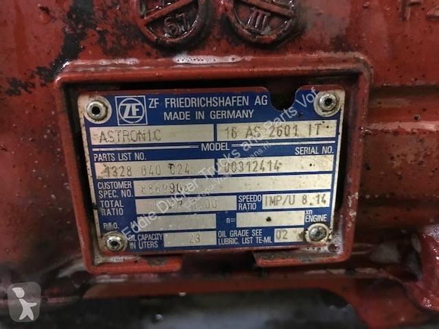 Reservdelar lastbilar Iveco 8869908 ZF 16AS2601...