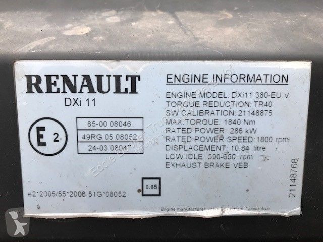 Reservdelar lastbilar Renault DXi 11 380-EU V....