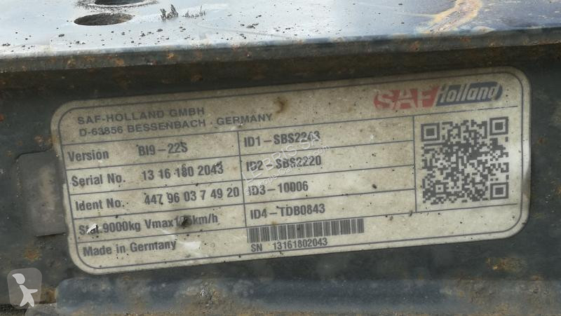 Pièces poids lourds SAF  ESSIEU SAF BI9-22S...