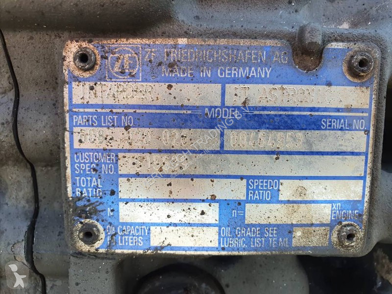 ZF Astronic 12 AS 1931 TD truck part