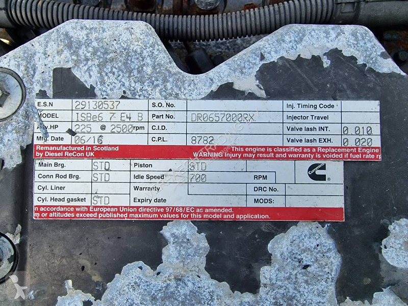 Pièces poids lourds Cummins ISBE 6.7 E4B