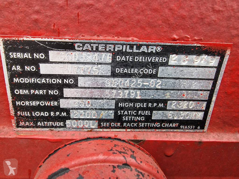 Reservdelar lastbilar Caterpillar 3306 PC