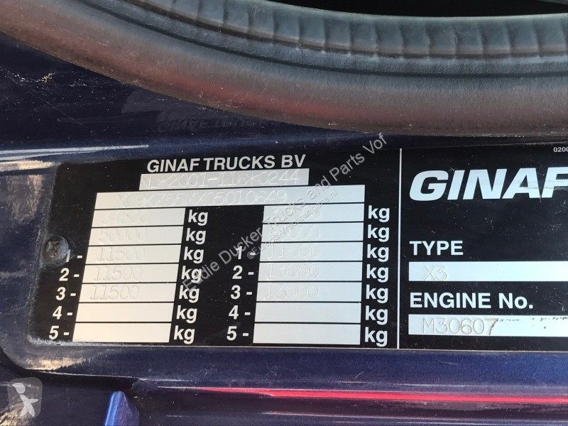 Pièces poids lourds Ginaf -DAF DAY CAB COMPLETE