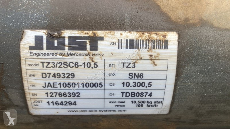 Pièces poids lourds Mercedes -JOST 1164294...