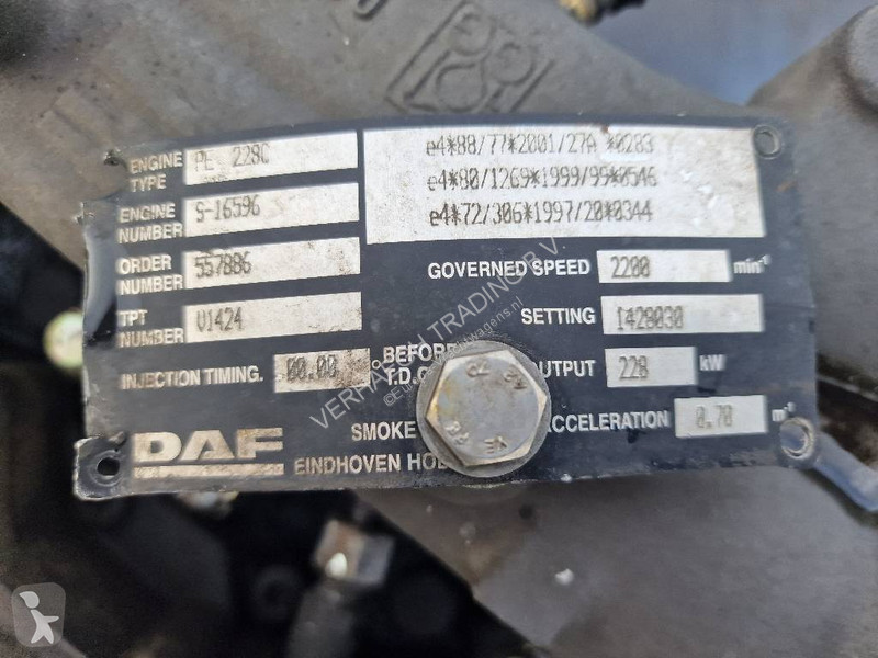 Pièces poids lourds DAF PE 228 C